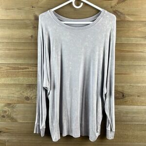 Torrid Super Soft Knits Womens Shirt Relaxed Crew Neck Dolman Sleeve 0 Large